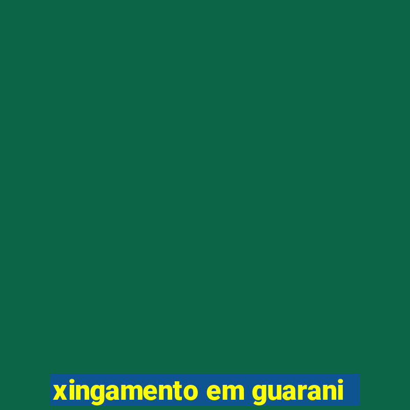 xingamento em guarani